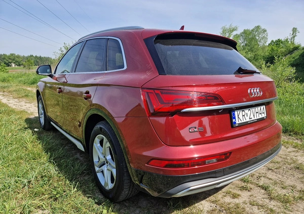 Audi Q5 cena 147000 przebieg: 50480, rok produkcji 2021 z Skawina małe 631